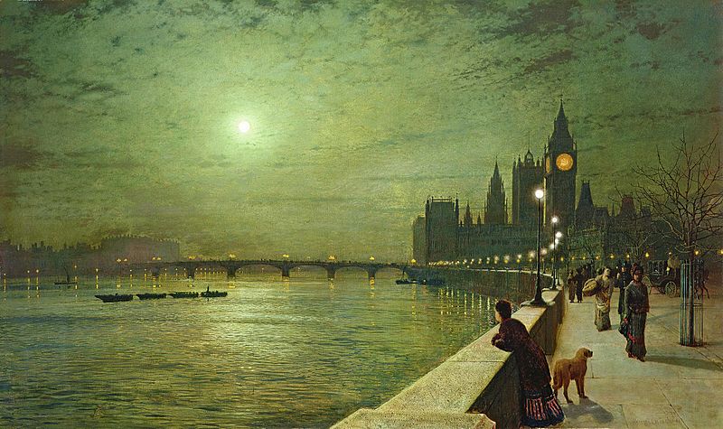 File:Reflections on the Thames, Westminster - Grimshaw, John Atkinson.jpg