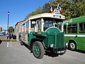 A Renault TN4F, (136 NOU), originally in service in Paris, seen in Newport Quay, Newport, Isle of Wight for the Isle of Wight Bus Museum's October 2010 running day.