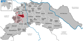 Kaart van Reppenstedt