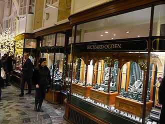 Richard Ogden store, Burlington Arcade, London Richard Ogden, Burlington Arcade, London 01.jpg