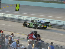 Richardson leaves pit road during the 2007 Ford 300. Robert Richardson at Homestead-Miami.jpg