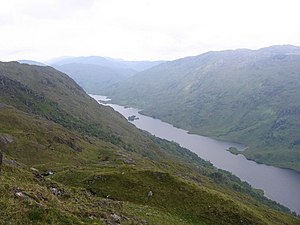 Rock fall above Loch Beoraid - geograph.org.uk - 856033.jpg