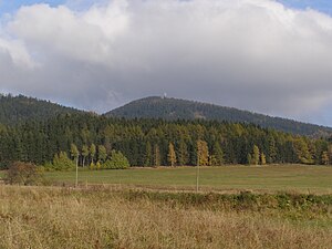 View from Vižňov to Ruprechtický Špičák