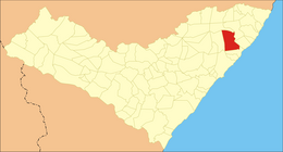 São Luís do Quitunde - Carte