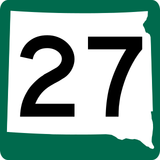 <span class="mw-page-title-main">South Dakota Highway 27</span> State highway in South Dakota, United States