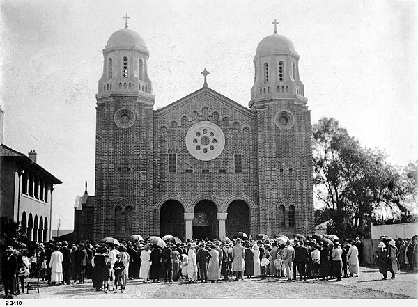 St Saviours, Hindmarsh, at its opening in 1924