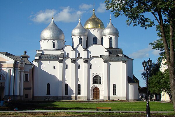 Cathedral of St. Sophia, a symbol of the city and the main cathedral of the Novgorod Republic