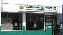 Customer Services Centre at 23d Street transit terminal Saskatoon transit customer service 23d St.JPG