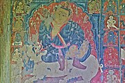 Buddhist frescos in Saspol caves / Ladakh, India