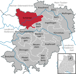 Schöntal - Localizazion