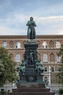 Monumento a Schiller, en Viena.