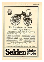 1920 Selden Motor Trucks advertisement