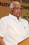Sharad Pawar addressing the National Conference on Cooperatives for the celebration of International Year of Cooperatives, 2012, in New Delhi on May 15, 2012 (cropped).jpg