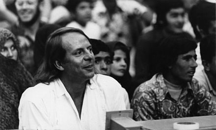 Stockhausen (2 September 1972 at the Shiraz Arts Festival, at the sound controls for the live-electronic work Mantra), who wrote a number of notable electronic compositions in the 1960s and 1970s in which amplification, filtering, tape delay, and spatialization was added to live instrumental performance