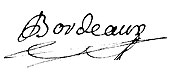 signature de Jean-Nicolas Bordeaux