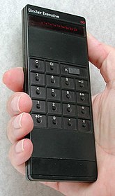 Sinclair Executive pocket calculator (launched in 1972)