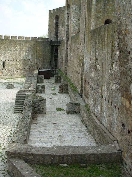 Ruins of Despot Đurađ Branković's palace in the Smederevo Fortress—Hunyadi was kept prisoner in this fort after his defeat in the Second Battle of Kosovo in 1448