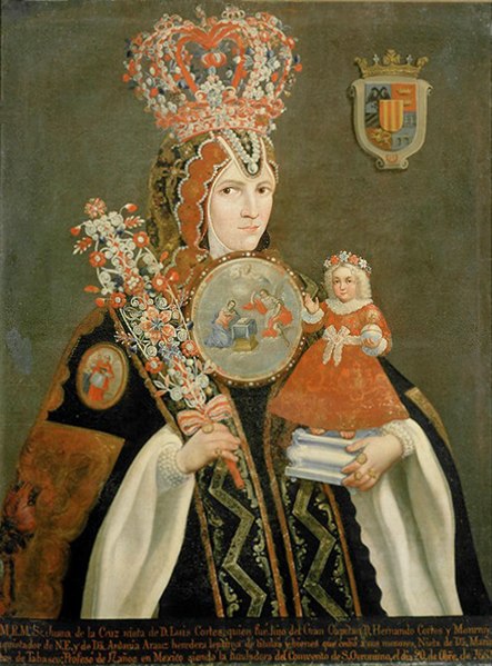 File:Sor Juana de la Cruz, great-granddaughter of Hernán Cortés.jpg