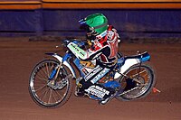 Stead riding for Belle Vue in 2007 Speedway 2007 Simon Stead Belle Vue.jpg