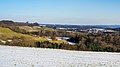 Spiegelberg - Nassach - Blick von Anhöhe nach OSO über Spiegelberger Lautertal mit Schnee