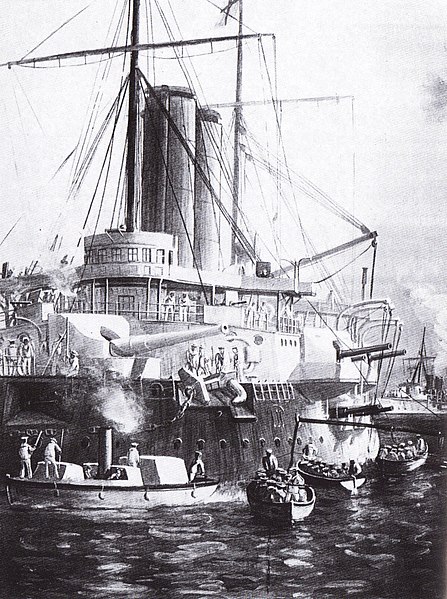 HMS St George and HMS Philomel
