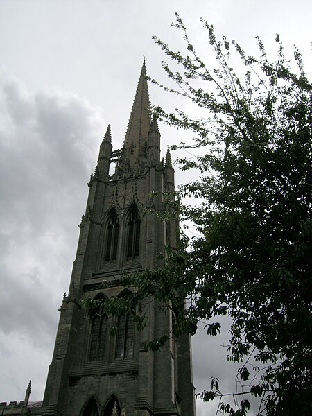 File:St James Louth tower and spire.JPG