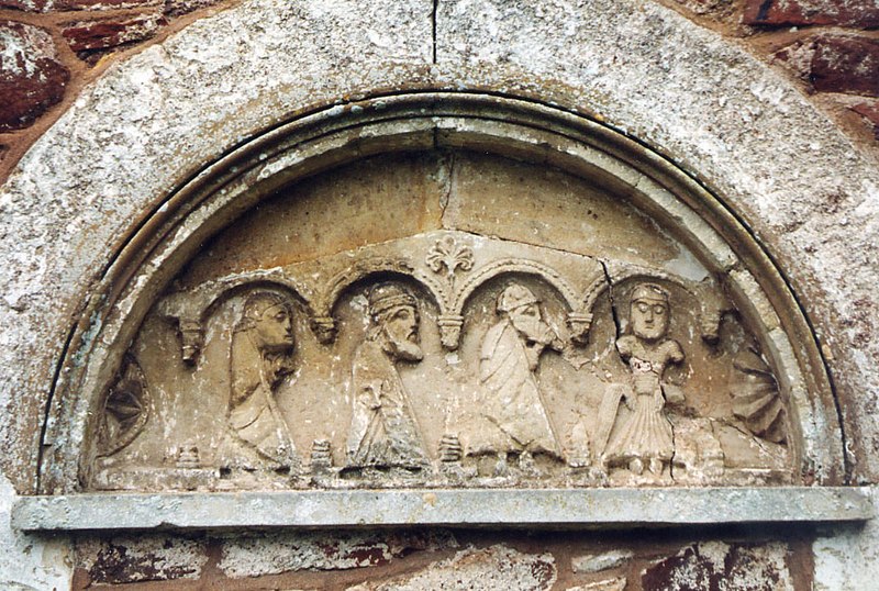 File:St John the Baptist, Bishopsteignton, Devon - Tympanum - geograph.org.uk - 1727531.jpg