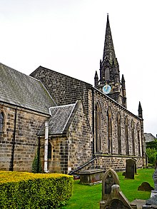 Rear of St Mary's Church St Mary's, Burley in Wharfedale 1 (2685595033).jpg