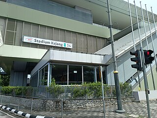 <span class="mw-page-title-main">Stadium Kajang MRT station</span> MRT station in Kuala Lumpur, Malaysia