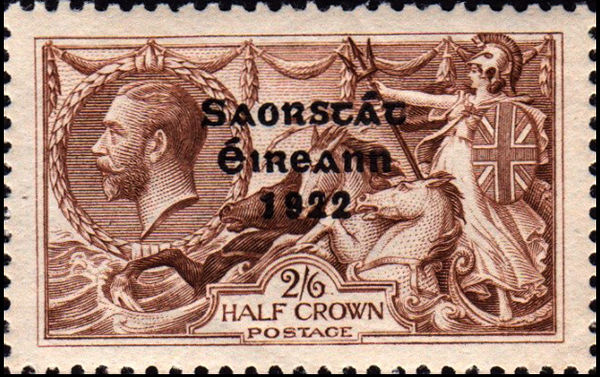 Overprinted stamp