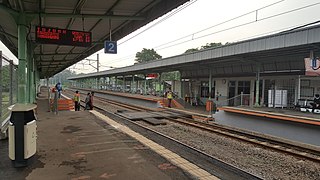 <span class="mw-page-title-main">Cicayur railway station</span> Railway station in Banten, Indonesia