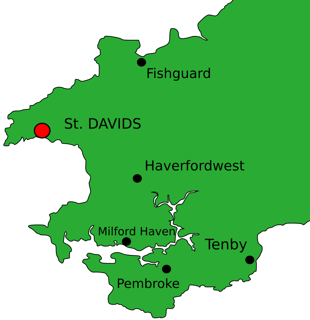 Map Of St Davids Peninsula File:stdavids Pembrokeshire Map.svg - Wikimedia Commons