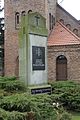 Deutsch: Baudenkmal Kirche mit Kirchmauer in Steinhöfel-Buchholz, Nummer 09115203. English: Cultural monument church with church wall in Steinhöfel-Behlendorf, number 09115203.