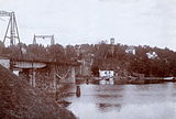 Gamla järnvägsbron 1909