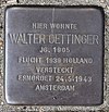 Stolperstein Bei der Matthäuskirche 5 (Walter Oettinger) in Hamburg-Winterhude.JPG