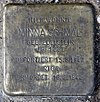 Stolperstein Courbièrestr 7 (Schön) Minna Schmal.jpg