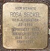 Stolperstein Rothenbaumchaussee 179 (Rosa Seckel) em Hamburgo-Harvestehude.JPG