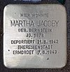 Stolperstein Schieritzstr 38 (Prenz) Martha Jacoby.jpg