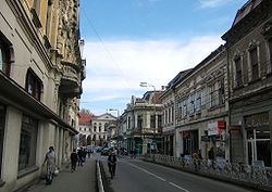 Şehrin ana caddesi