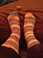 Striped socks