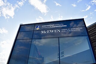 <span class="mw-page-title-main">McEwen School of Architecture</span> Architecture school of Laurentian University