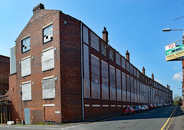 Sunbeam Works in Wolverhampton, pictured in 2016