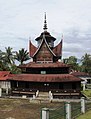 Late 19th-century village mosque (surau nagari) of Lubuk Bauk in Batipuh, West Sumatra.