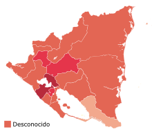 Podejrzewane przypadki COVID-19 w Nikaragui.svg