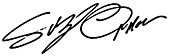 signature de Suze Orman