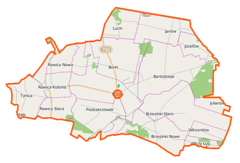 Plan gminy Tczów