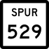 Отрезок государственной автомагистрали 529 marker 