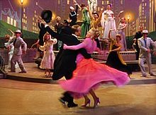 Fred Astaire and Ginger Rogers were reunited as a dance team, their only non-RKO film. The Barkleys of Broadway (1949) trailer 1.jpg