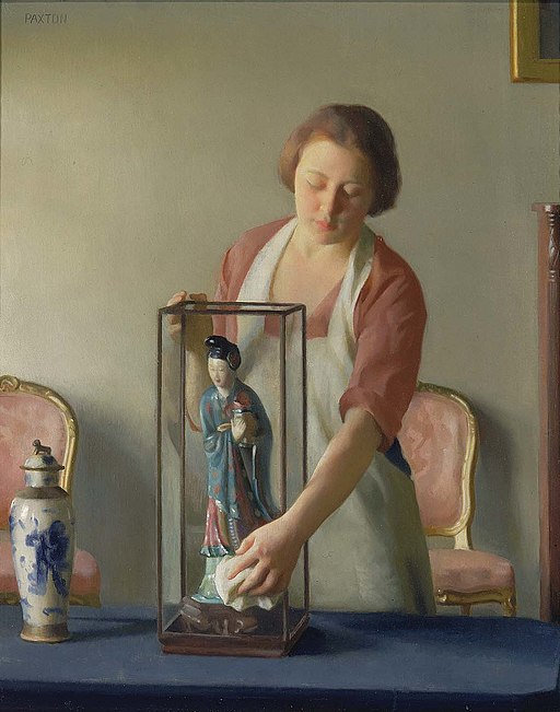 "The Figurine" by William McGregor Paxton