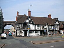 The Old Crown, originally the hall of the Guild of St John, Deritend, is the sole surviving secular building of medieval Birmingham The Old Crown Deritend.jpg